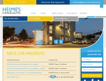 Tablet Screenshot of helmes-personalservice.de